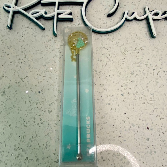Starbucks Stir Rod/Stick with Mermaid Tail handle, China - Picture 4 of 5